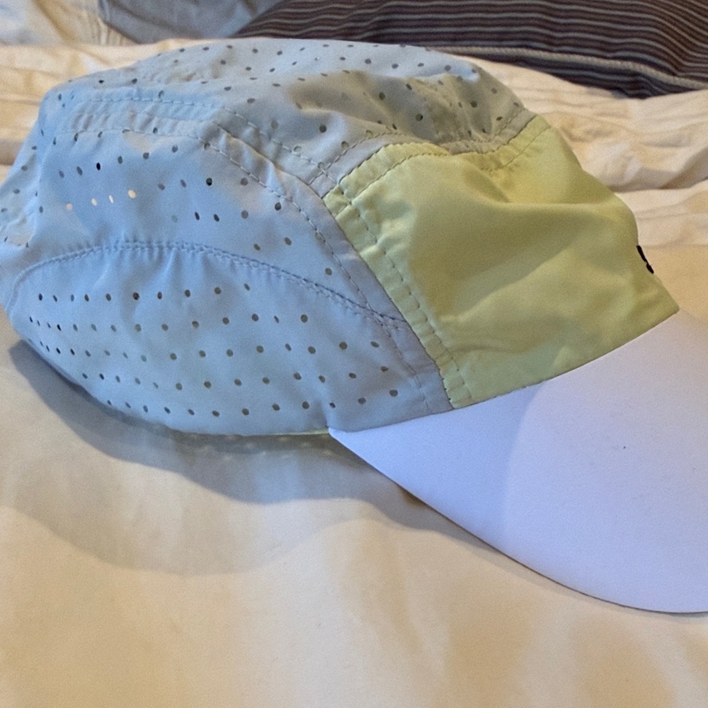 Sprints Perforated Cap in Light Blue, light yellow, and White - Picture 5 of 5
